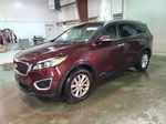 2017 Kia Sorento Lx Burgundy vin: 5XYPGDA54HG272004