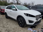 2018 Kia Sorento Lx White vin: 5XYPGDA54JG368673