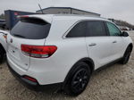 2018 Kia Sorento Lx White vin: 5XYPGDA54JG368673