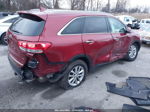 2018 Kia Sorento 3.3l Lx Red vin: 5XYPGDA54JG368964