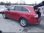 2018 Kia Sorento 3.3l Lx Red vin: 5XYPGDA54JG368964