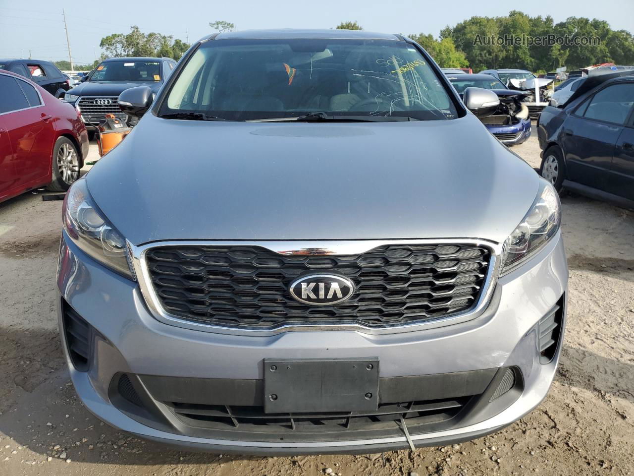 2020 Kia Sorento S Silver vin: 5XYPGDA54LG612213