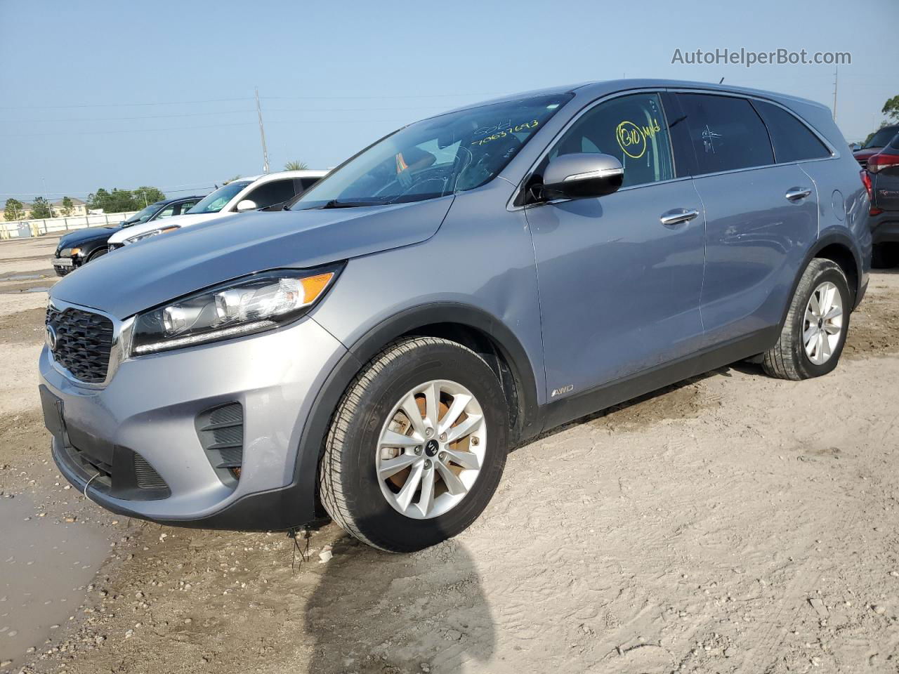 2020 Kia Sorento S Silver vin: 5XYPGDA54LG612213