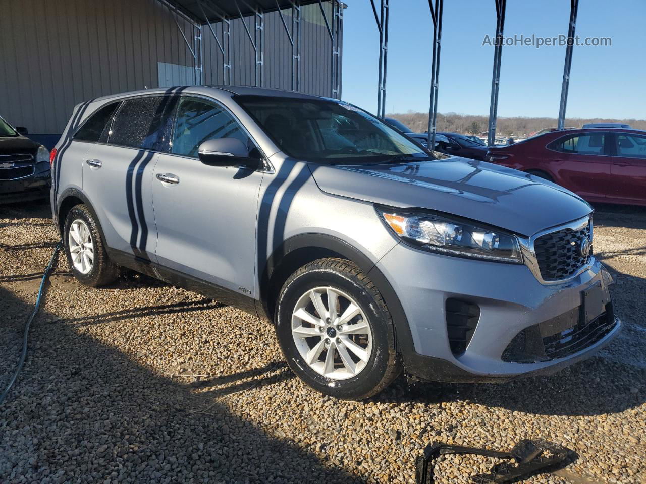 2020 Kia Sorento S Gray vin: 5XYPGDA54LG619680