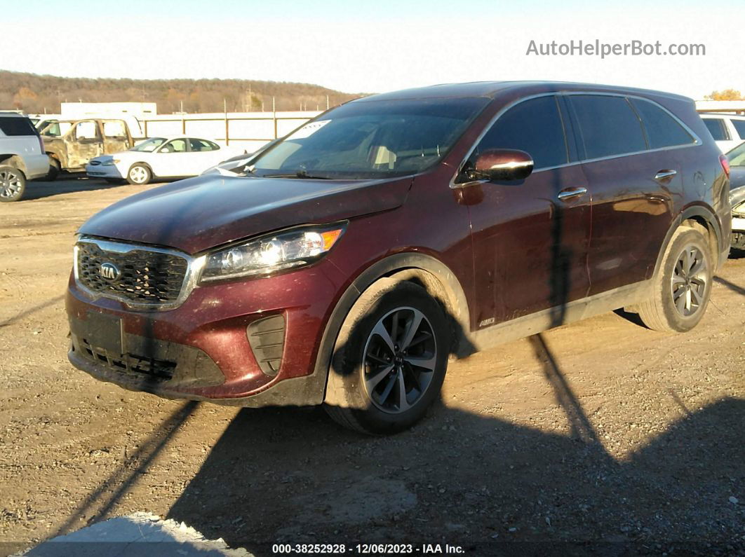 2020 Kia Sorento 3.3l Lx Бордовый vin: 5XYPGDA54LG692516