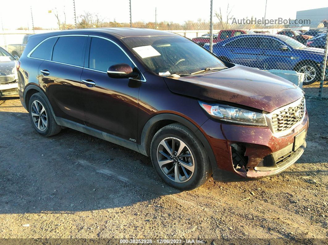 2020 Kia Sorento 3.3l Lx Бордовый vin: 5XYPGDA54LG692516