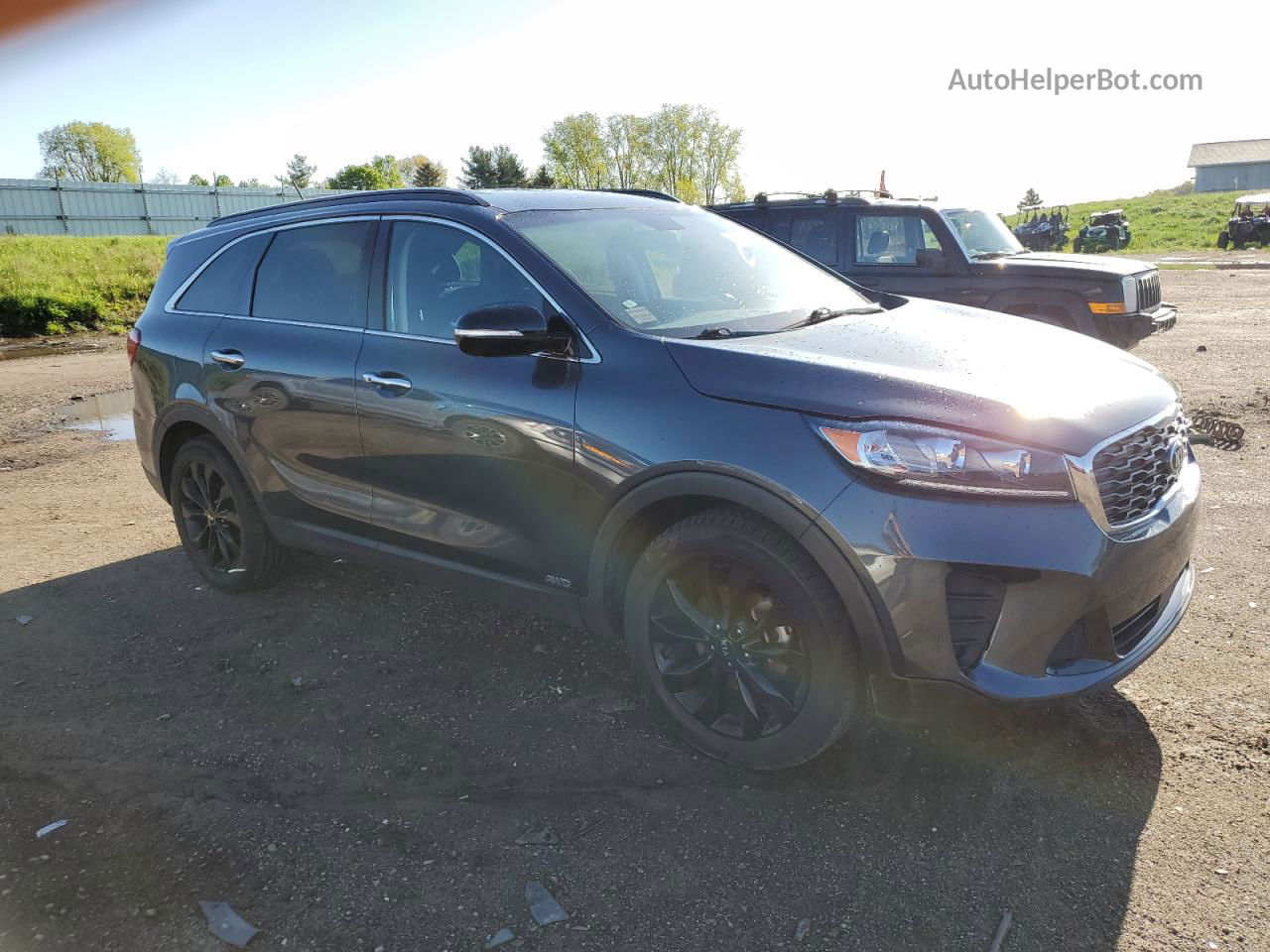 2020 Kia Sorento S Серый vin: 5XYPGDA54LG695741