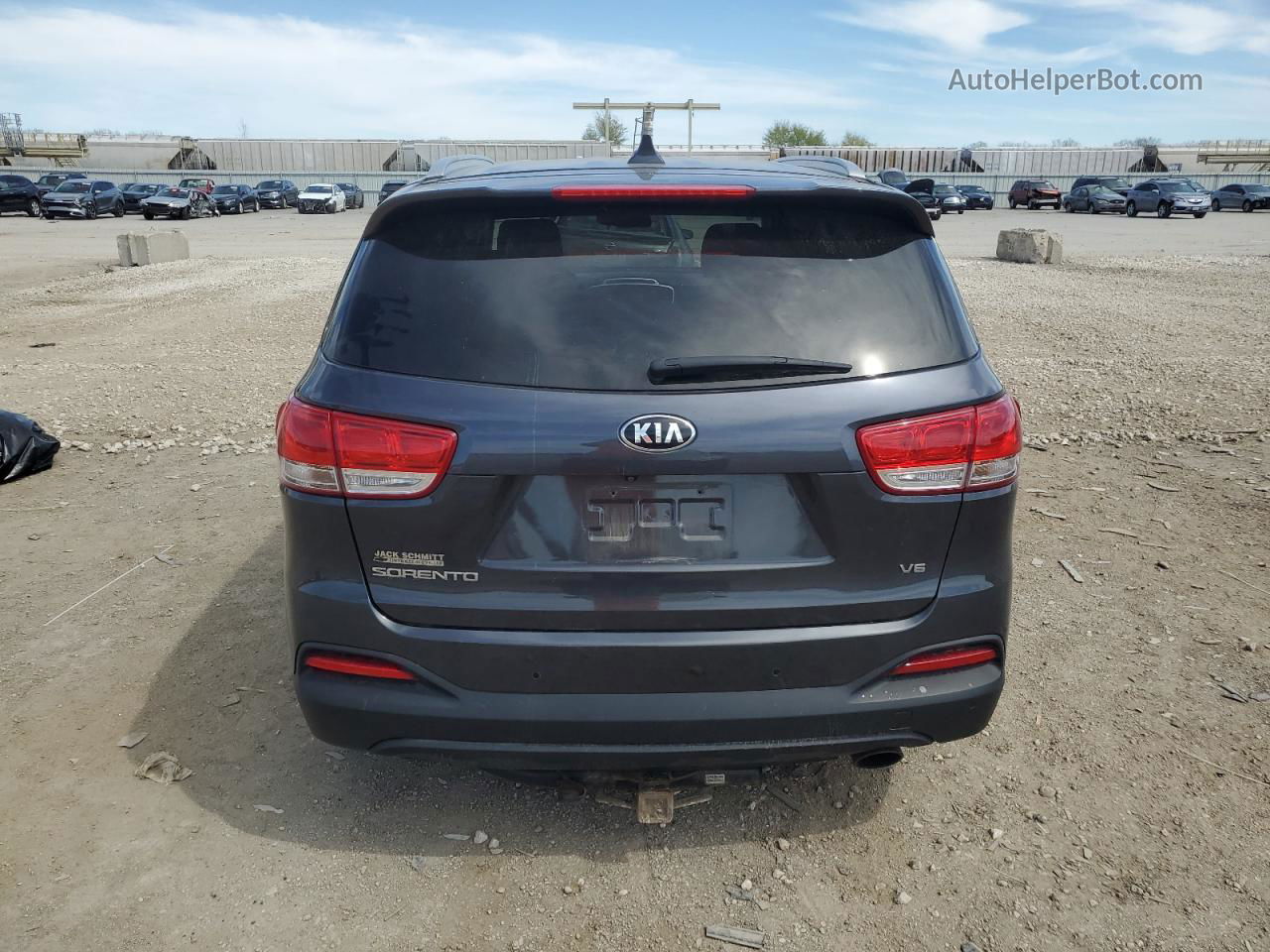 2017 Kia Sorento Lx Gray vin: 5XYPGDA55HG206335