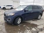 2017 Kia Sorento Lx Синий vin: 5XYPGDA55HG214158