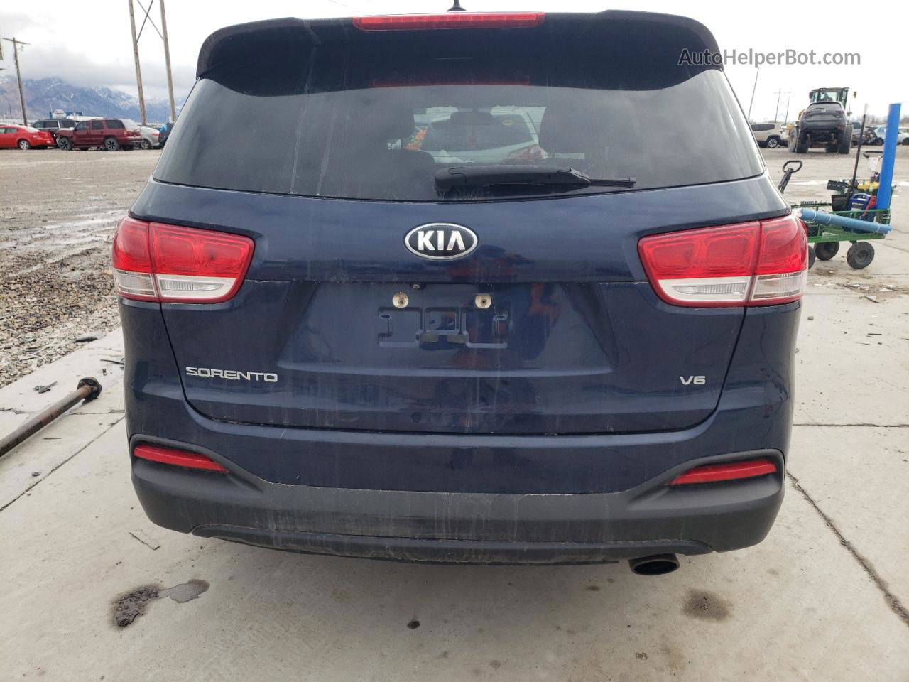 2017 Kia Sorento Lx Синий vin: 5XYPGDA55HG214158