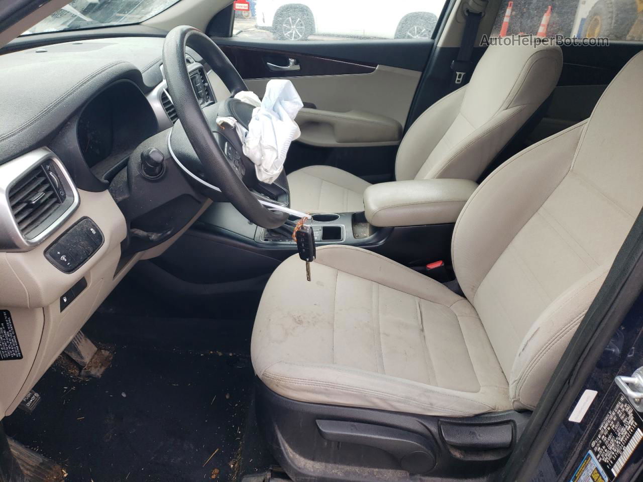 2017 Kia Sorento Lx Синий vin: 5XYPGDA55HG214158