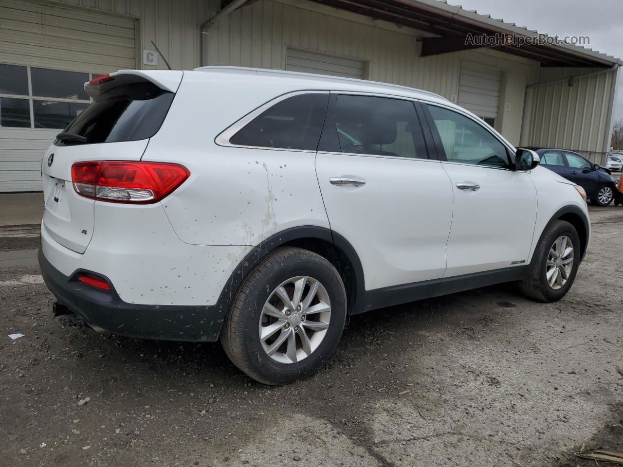 2017 Kia Sorento Lx White vin: 5XYPGDA55HG214919