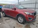 2017 Kia Sorento Lx Red vin: 5XYPGDA55HG329150