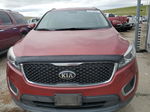 2017 Kia Sorento Lx Red vin: 5XYPGDA55HG329150