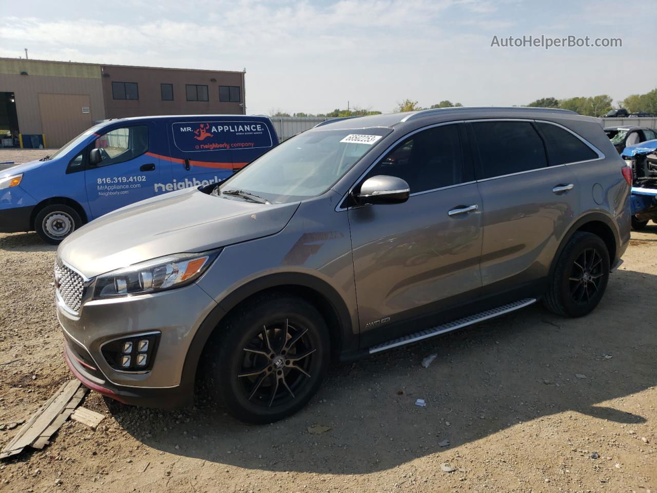 2018 Kia Sorento Lx Gray vin: 5XYPGDA55JG369489