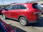 2018 Kia Sorento Lx Red vin: 5XYPGDA55JG418206