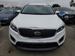 2018 Kia Sorento Lx White vin: 5XYPGDA55JG425432