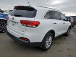 2018 Kia Sorento Lx White vin: 5XYPGDA55JG425432