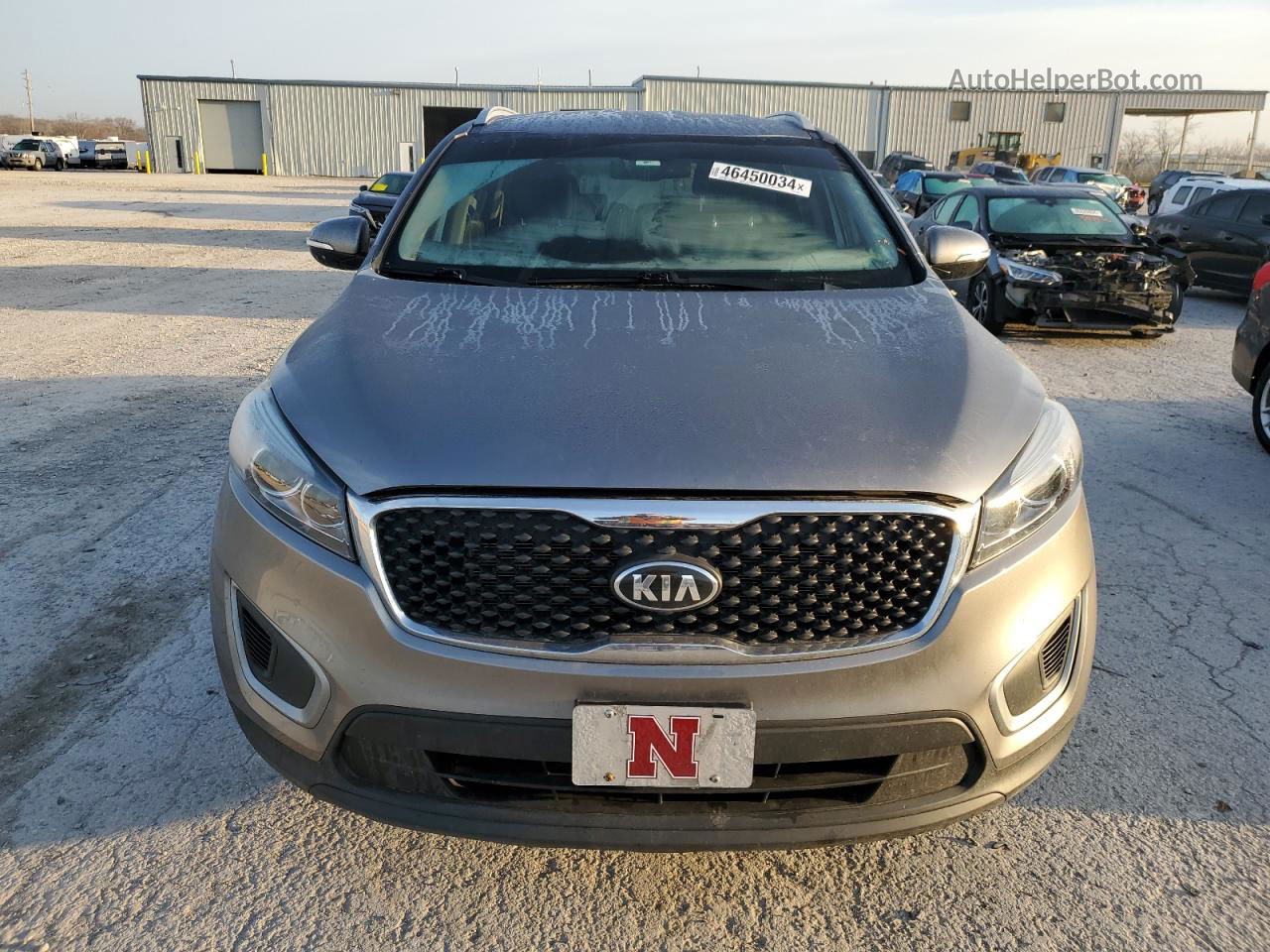 2017 Kia Sorento Lx Gray vin: 5XYPGDA56HG286289