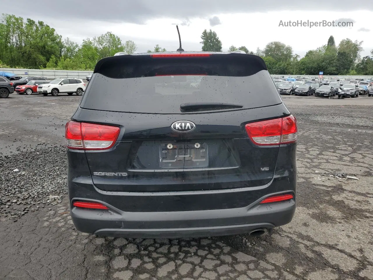 2017 Kia Sorento Lx Black vin: 5XYPGDA56HG312373