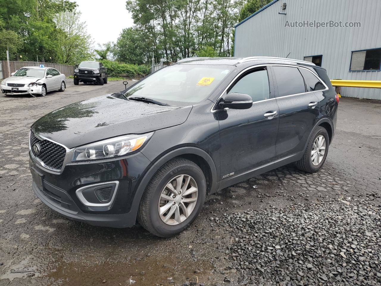 2017 Kia Sorento Lx Black vin: 5XYPGDA56HG312373