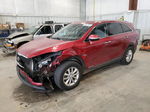 2018 Kia Sorento Lx Burgundy vin: 5XYPGDA56JG338817