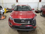 2018 Kia Sorento Lx Burgundy vin: 5XYPGDA56JG338817