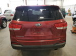 2018 Kia Sorento Lx Burgundy vin: 5XYPGDA56JG338817