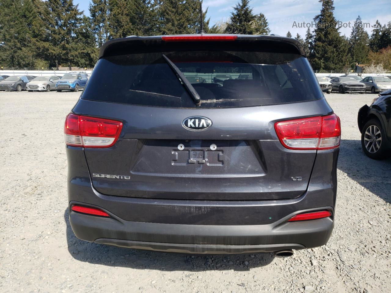 2018 Kia Sorento Lx Charcoal vin: 5XYPGDA56JG418361