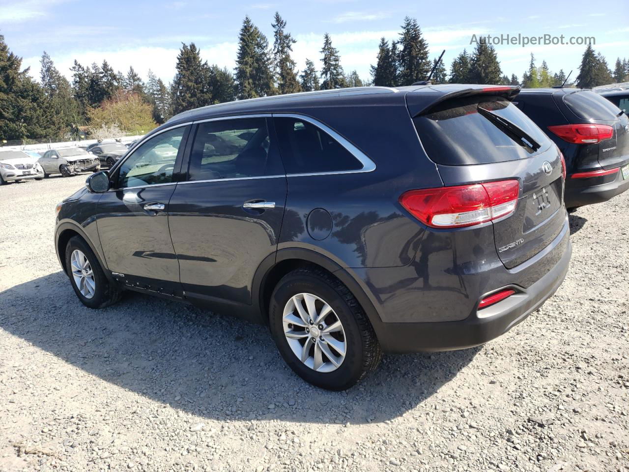 2018 Kia Sorento Lx Charcoal vin: 5XYPGDA56JG418361