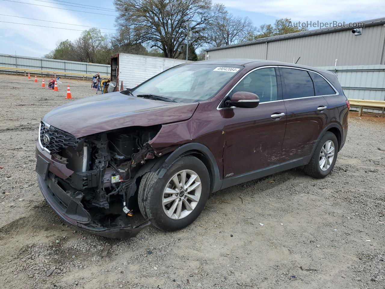 2020 Kia Sorento S Burgundy vin: 5XYPGDA56LG614707