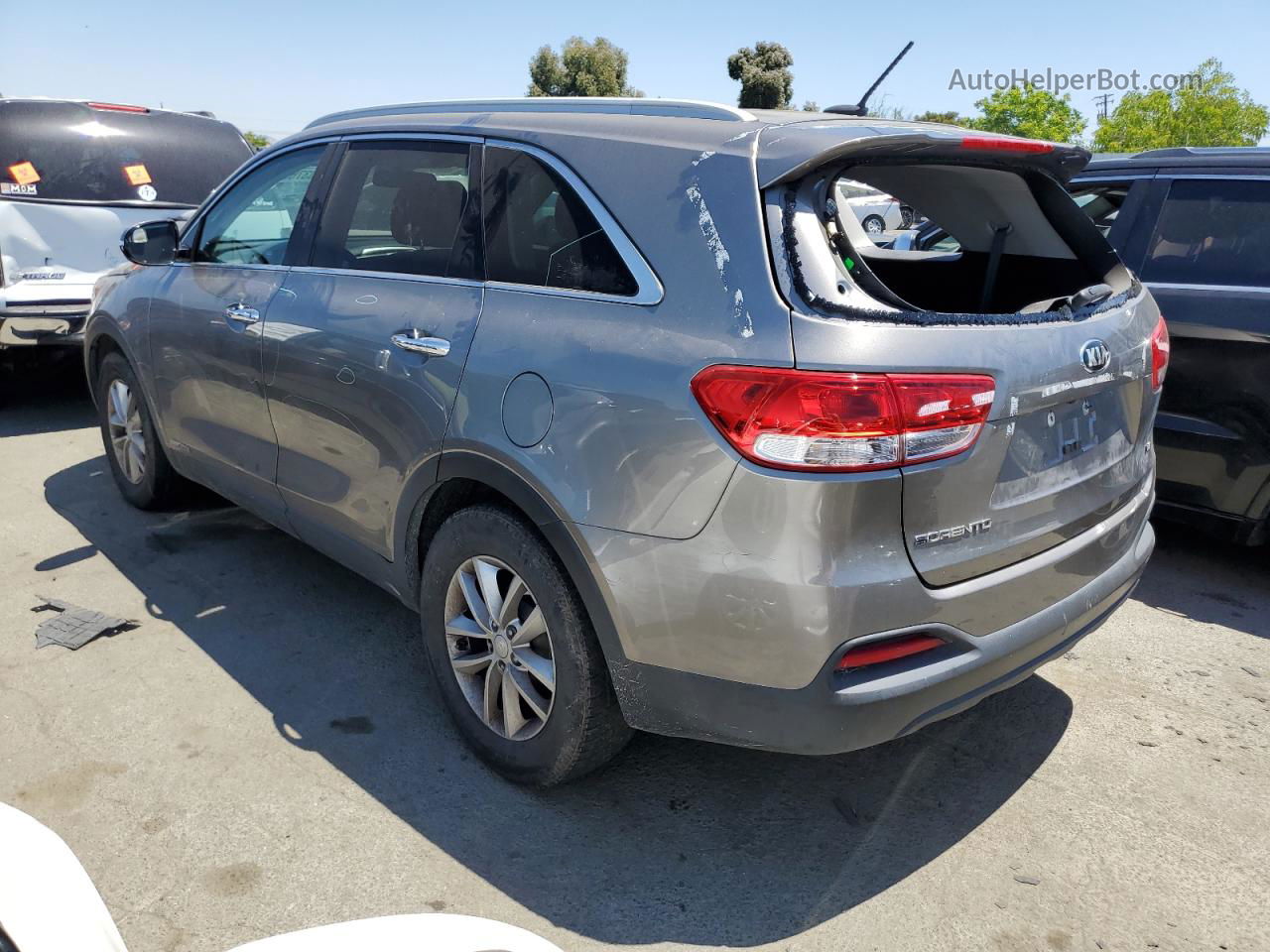 2017 Kia Sorento Lx Серебряный vin: 5XYPGDA57HG218356