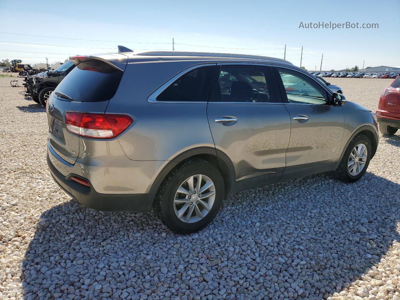 2017 Kia Sorento Lx Gray vin: 5XYPGDA57HG286284