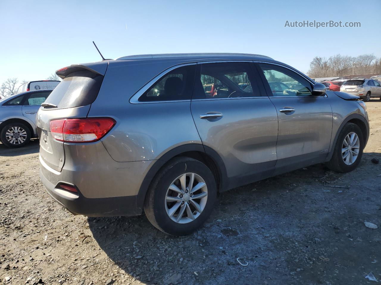 2017 Kia Sorento Lx Gray vin: 5XYPGDA57HG324564