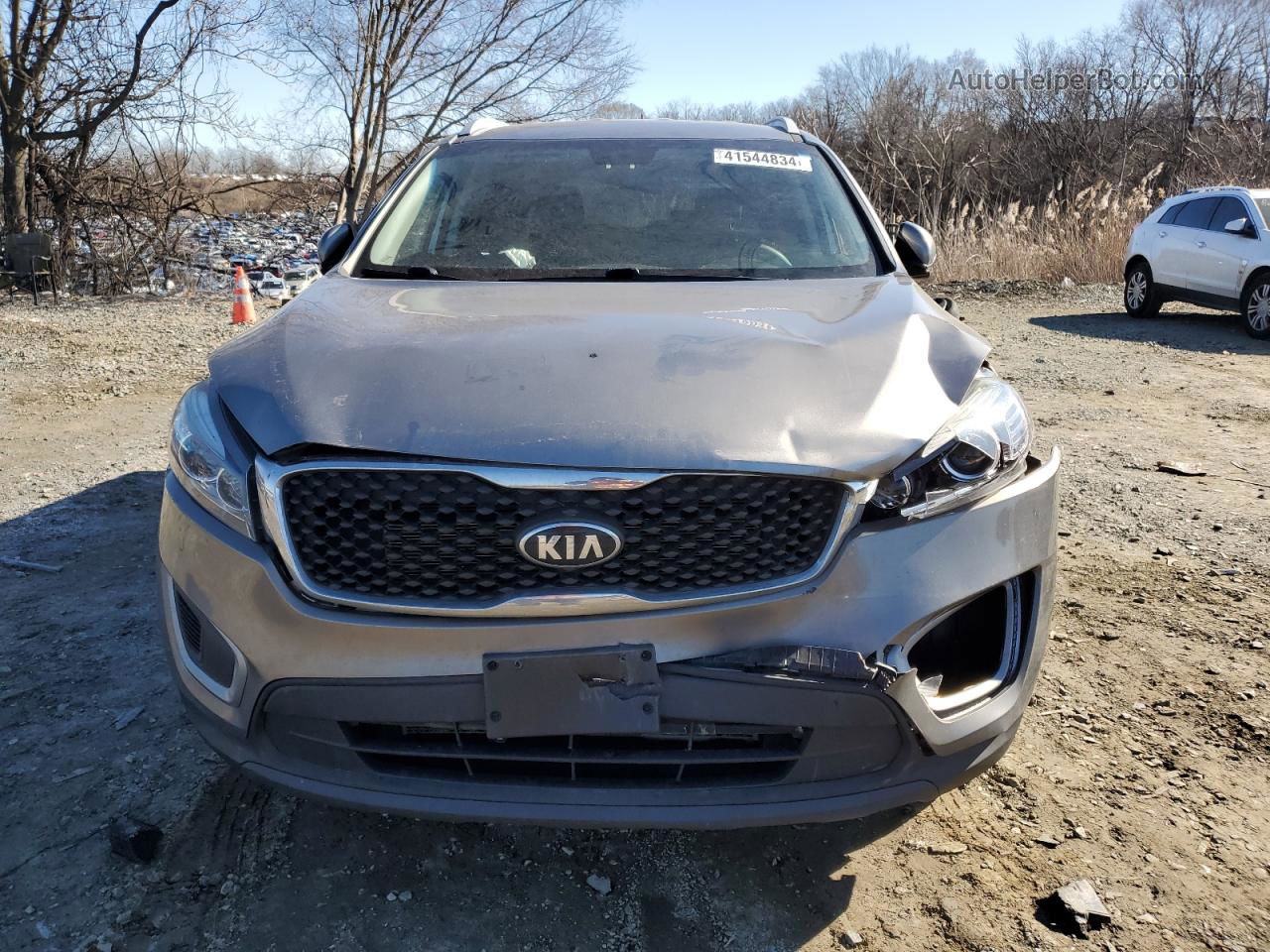 2017 Kia Sorento Lx Gray vin: 5XYPGDA57HG324564