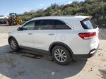 2017 Kia Sorento Lx White vin: 5XYPGDA57HG326962