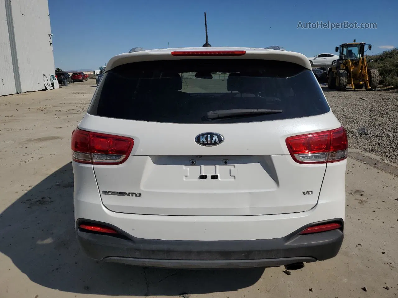 2017 Kia Sorento Lx White vin: 5XYPGDA57HG326962