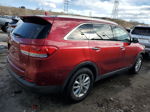 2018 Kia Sorento Lx Red vin: 5XYPGDA57JG368506