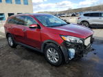 2018 Kia Sorento Lx Red vin: 5XYPGDA57JG368506