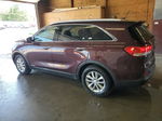 2018 Kia Sorento Lx Maroon vin: 5XYPGDA57JG417137