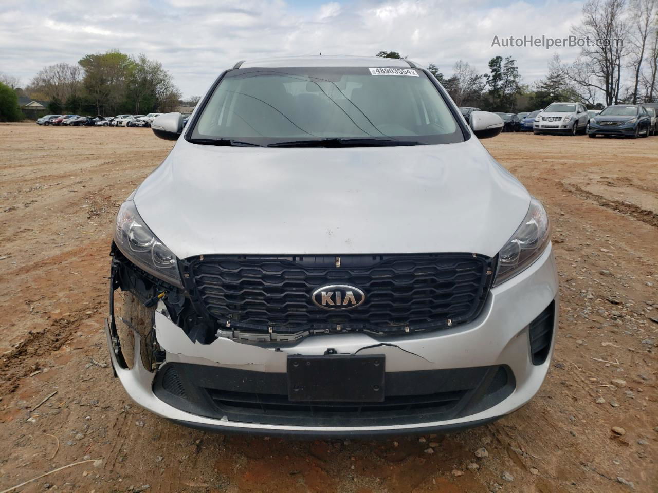 2020 Kia Sorento S Silver vin: 5XYPGDA57LG617552