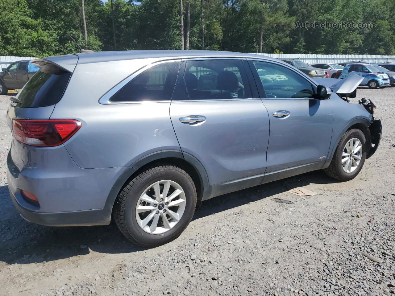 2020 Kia Sorento S Silver vin: 5XYPGDA57LG618166