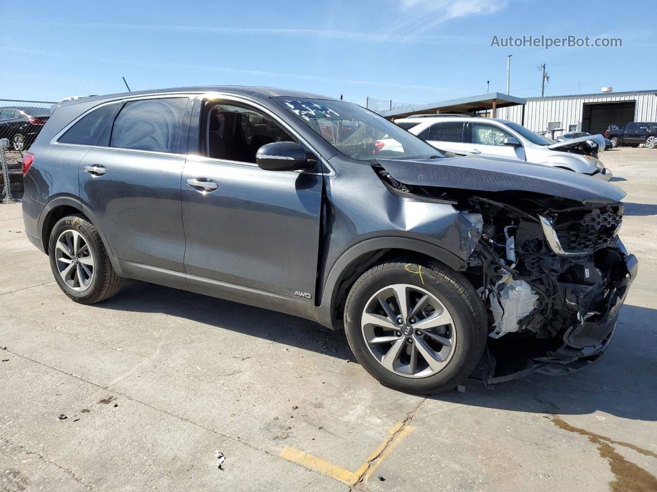 2020 Kia Sorento S Gray vin: 5XYPGDA57LG691862