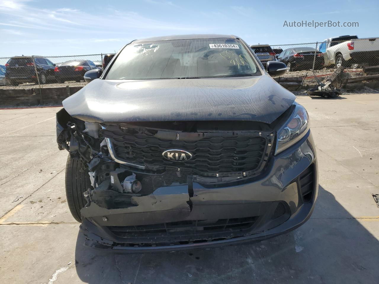 2020 Kia Sorento S Gray vin: 5XYPGDA57LG691862