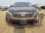 2020 Kia Sorento S Maroon vin: 5XYPGDA57LG705226