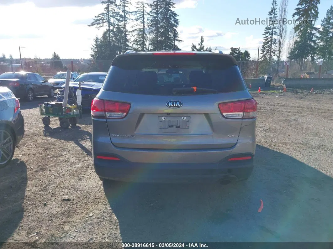 2017 Kia Sorento 3.3l Lx Gray vin: 5XYPGDA58HG194973