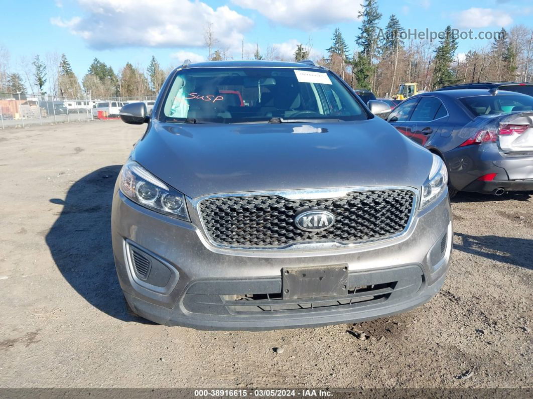 2017 Kia Sorento 3.3l Lx Gray vin: 5XYPGDA58HG194973