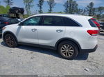 2017 Kia Sorento 3.3l Lx White vin: 5XYPGDA58HG216888