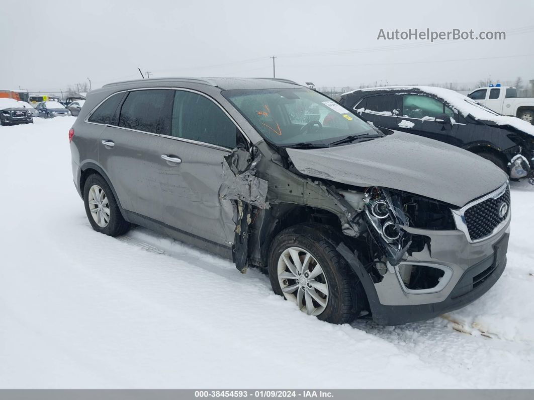 2017 Kia Sorento 3.3l Lx Gray vin: 5XYPGDA58HG324475