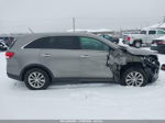 2017 Kia Sorento 3.3l Lx Gray vin: 5XYPGDA58HG324475